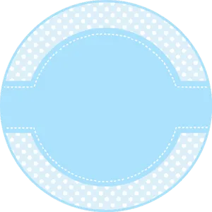 Abstract Blue Circle Design PNG image