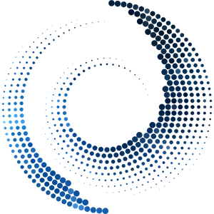 Abstract Blue Circle Dots Vector PNG image