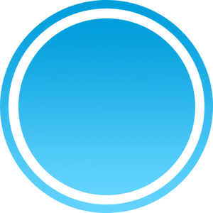 Abstract Blue Circle Logo PNG