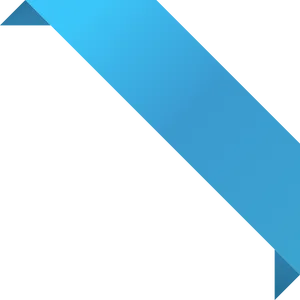 Abstract Blue Corners Design PNG image