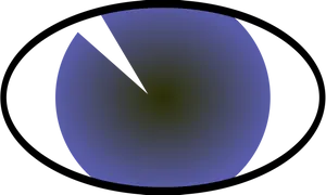Abstract Blue Eye Clipart PNG