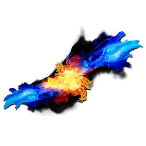 Abstract Blue Flames PNG Ulv26 PNG