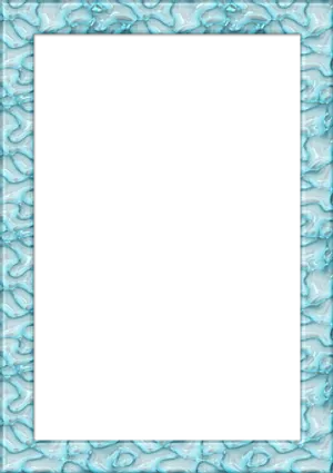 Abstract Blue Frame Template