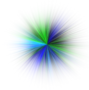 Abstract Blue Green Explosion PNG image