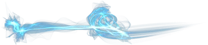 Abstract Blue Light Energy Wave PNG image