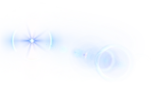 Abstract Blue Light Flare PNG image