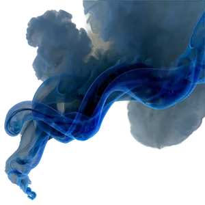 Abstract Blue Smoke PNG 05232024