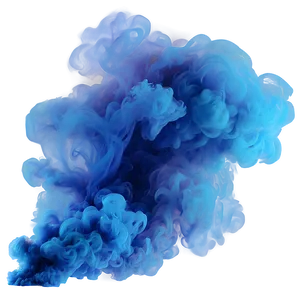 Abstract Blue Smoke PNG Uoo