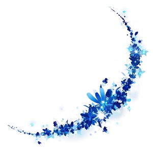 Abstract Blue Sparkle Design PNG Tbv30 PNG