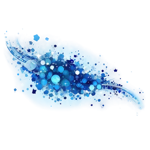 Abstract Blue Sparkle Design PNG Wtw51 PNG