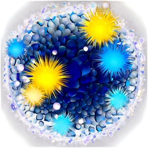 Abstract Blue Sparkle Design PNG Xsr18 PNG