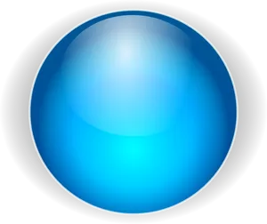 Abstract Blue Sphere Graphic PNG image