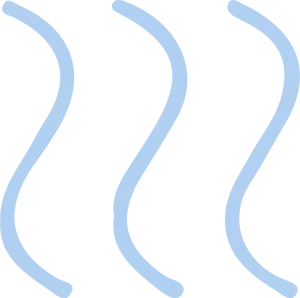 Abstract Blue Steam Lines PNG