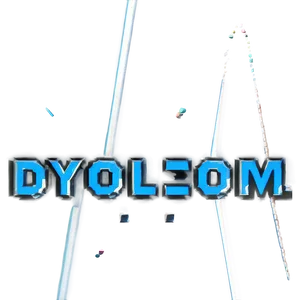 Abstract Blue Text Art PNG