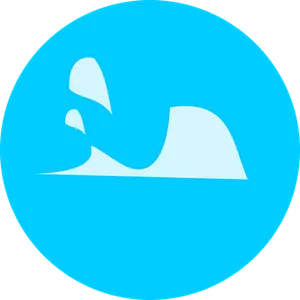 Abstract_ Blue_ Wave_ Icon