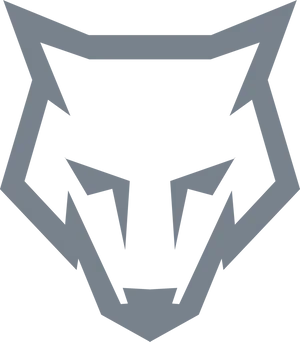 Abstract Blue Wolf Logo.png PNG image
