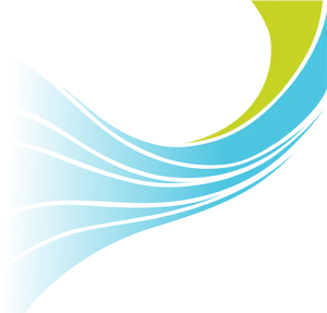 Abstract Blue Yellow Wave Design PNG image