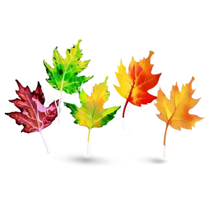 Abstract Blurry Fallen Leaves PNG 06292024 PNG
