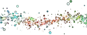 Abstract Bokeh Lights Panorama