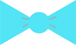 Abstract Bow Tie Graphic PNG image