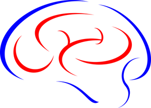 Abstract Brain Artwork PNG image