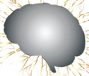 Abstract Brain Concept Art PNG image