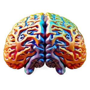 Abstract Brain Design Png 04292024 PNG image