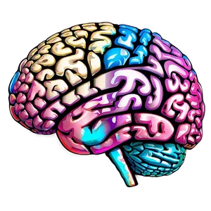 Abstract Brain Design Png Ovc21 PNG image