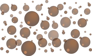 Abstract Brown Bubbles Background