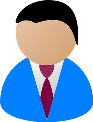 Abstract Businessman Icon