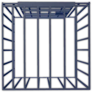 Abstract Cage Design PNG image