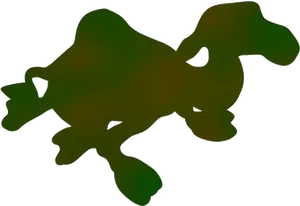 Abstract Camel Silhouette