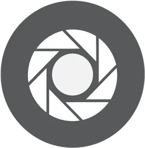 Abstract Camera Shutter Logo PNG