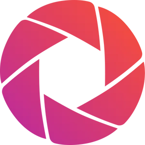 Abstract Camera Shutter Logo PNG