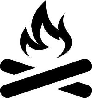 Abstract Campfire Vector Graphic PNG