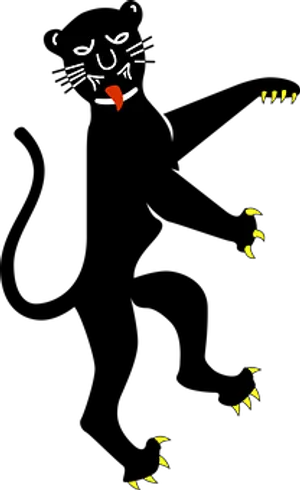 Abstract Cat Facein Darkness