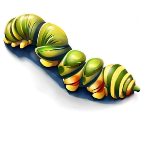 Abstract Caterpillar Art PNG 05232024