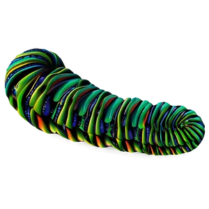 Abstract Caterpillar Art PNG Scn56