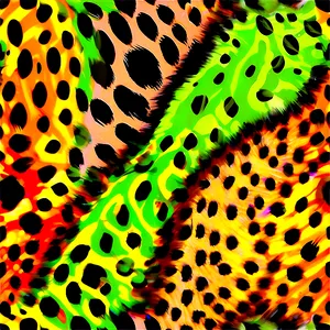 Abstract Cheetah Spots PNG Bxn PNG