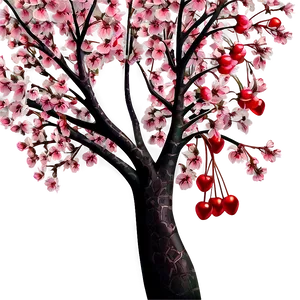 Abstract Cherry Tree PNG 06212024 PNG