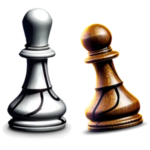 Abstract Chess Pawn Concept Png Bqw PNG image