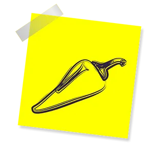 Abstract Chili Pepper Art PNG
