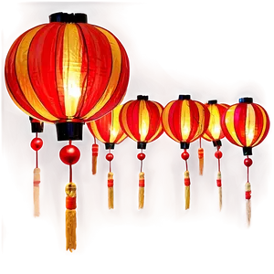 Abstract Chinese Lantern PNG 06262024