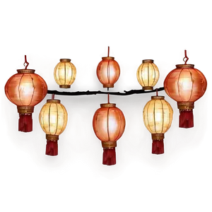 Abstract Chinese Lantern PNG 90