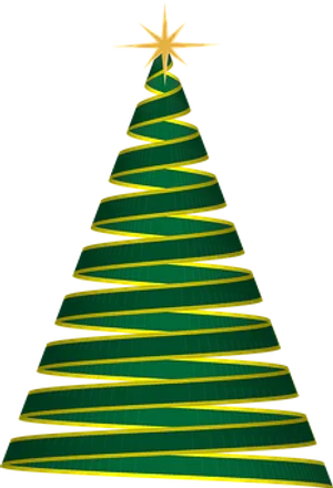 Abstract Christmas Tree Graphic