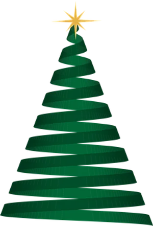 Abstract Christmas Treewith Star
