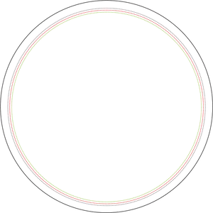 Abstract Circle Outlineon Dark Background PNG image