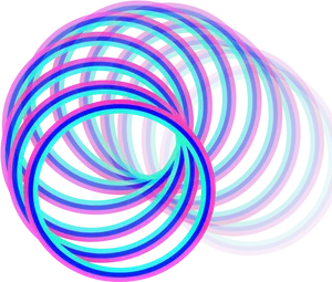 Abstract Circle Patterns Colorful PNG image