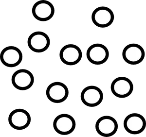 Abstract Circles Pattern PNG image