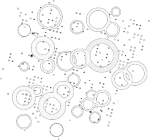 Abstract Circles Pattern PNG image